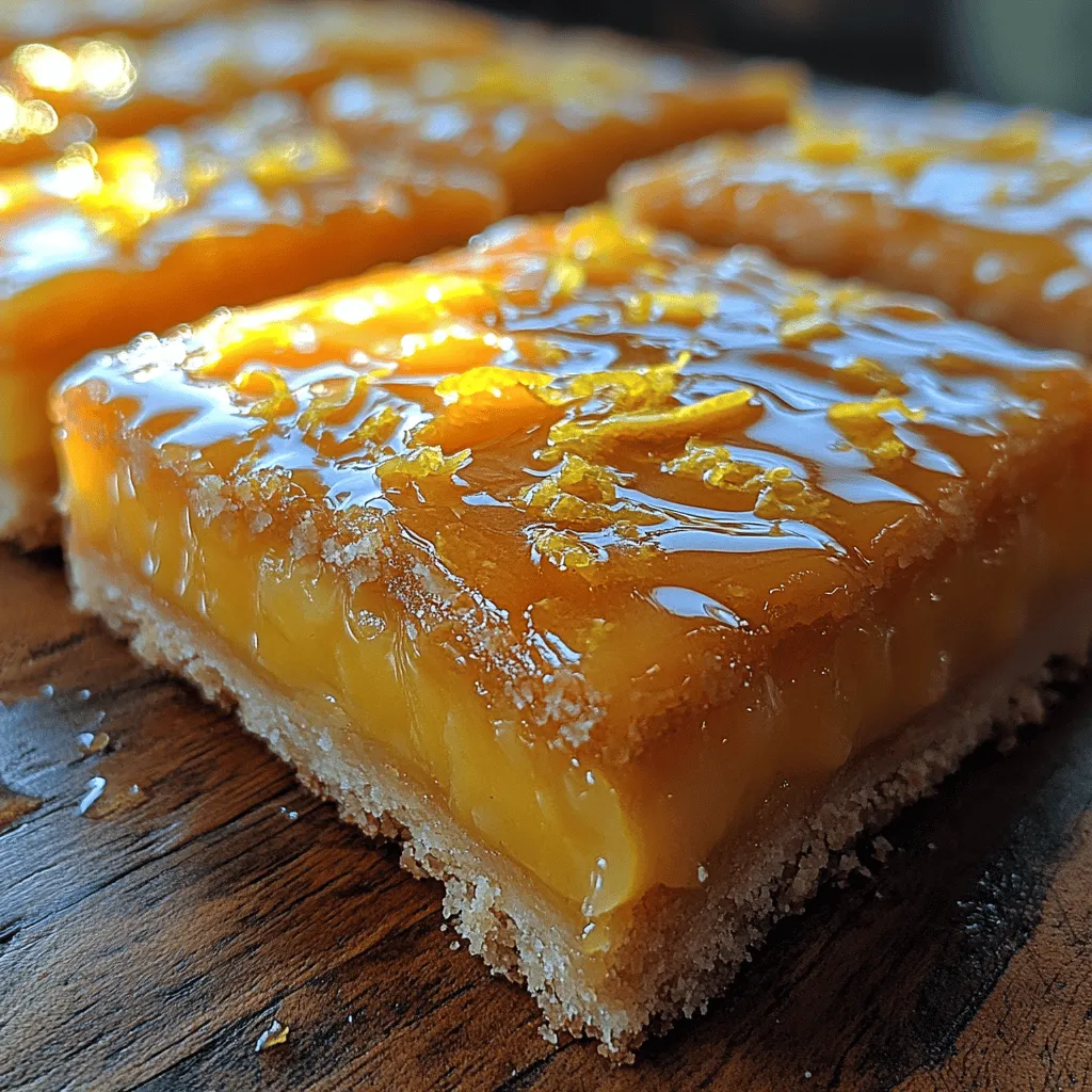 Glazed Lemon Zing Squares Recipe