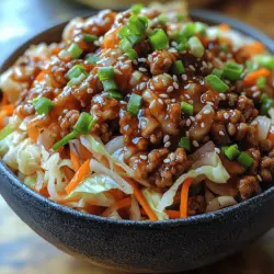 To create a mouthwatering Easy Egg Roll in a Bowl, it’s essential to understand the key components that contribute to its flavor and texture. Each ingredient plays a vital role, from the protein base to the vibrant vegetables and zesty seasonings.