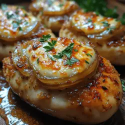To create an unforgettable French Onion Stuffed Chicken, it is essential to understand the key ingredients that contribute to its rich flavors and delightful textures. The primary components of this dish include chicken breasts, onions, cheeses, and herbs.