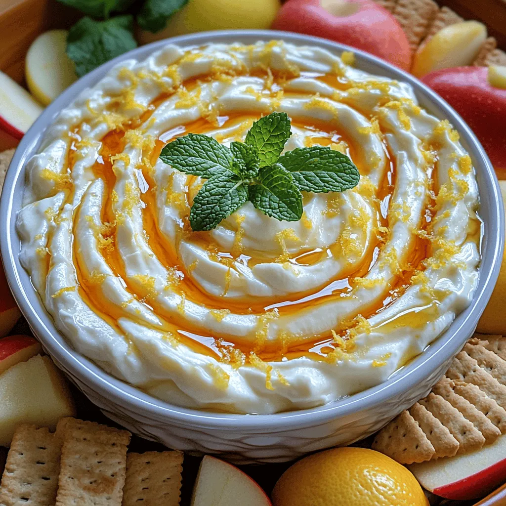 Imagine a dip that perfectly balances sweetness and tanginess, brightening up any gathering or snack time. The Zesty Lemon Honey Swirl Dip is just that—a delightful concoction that captures the essence of fresh flavors while being incredibly simple to prepare. This recipe not only serves as a crowd-pleaser but also allows you to indulge in a healthier snacking option. As we dive into the world of this refreshing dip, it becomes clear why it has earned a special place in the hearts of food lovers everywhere.