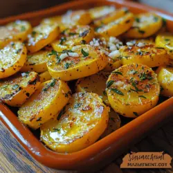 The Garlic Roasted Summer Squash Medley is an easy-to-make dish that emphasizes the freshness of seasonal vegetables. With its vibrant hues and delightful flavors, this medley is sure to be a hit at any summer gathering. The key ingredients—yellow squash, zucchini, garlic, and a selection of herbs—combine to create a dish that is both delicious and nutritious. The roasting process caramelizes the natural sugars in the vegetables, enhancing their flavors and creating a slightly crispy texture that perfectly complements a variety of meals.