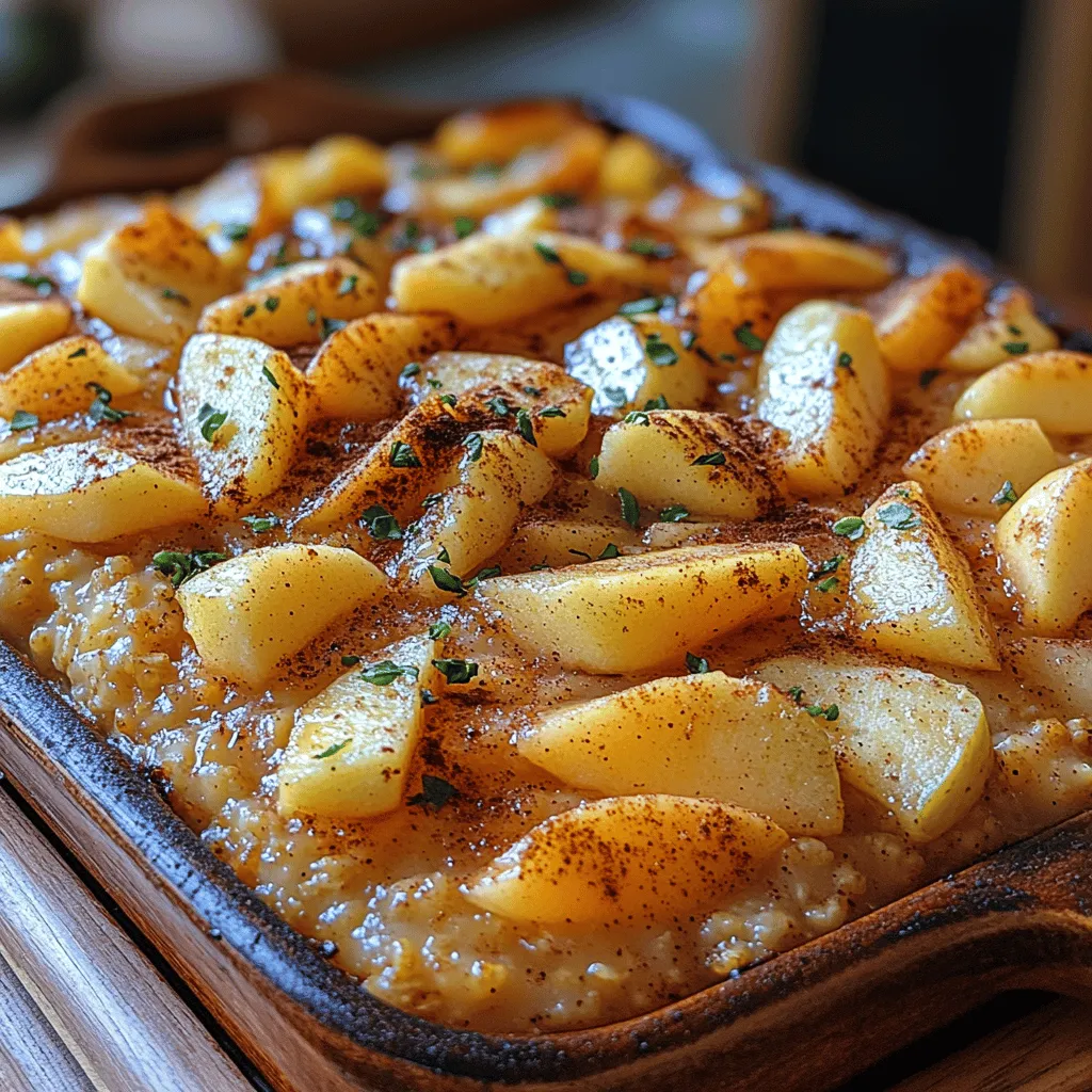 As the temperatures drop and the leaves begin to change, there’s nothing quite as comforting as a warm breakfast that not only fills your belly but also warms your soul. Enter the Cozy Apple Cinnamon Oatmeal Bake—a delightful fusion of wholesome ingredients that transforms ordinary oats into a scrumptious, baked dish perfect for chilly mornings. This recipe encapsulates the essence of autumn, embracing the sweet and spicy flavors of fresh apples and aromatic cinnamon.