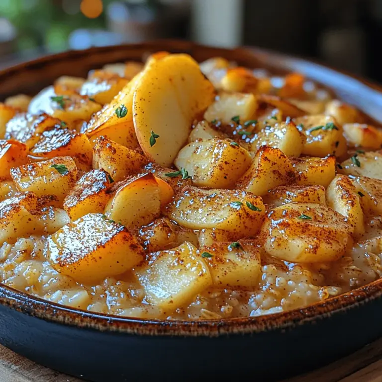 As the temperatures drop and the leaves begin to change, there’s nothing quite as comforting as a warm breakfast that not only fills your belly but also warms your soul. Enter the Cozy Apple Cinnamon Oatmeal Bake—a delightful fusion of wholesome ingredients that transforms ordinary oats into a scrumptious, baked dish perfect for chilly mornings. This recipe encapsulates the essence of autumn, embracing the sweet and spicy flavors of fresh apples and aromatic cinnamon.