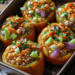 If you're on the hunt for a dish that combines bold flavors, healthy ingredients, and ease of preparation, look no further than Spicy Buffalo Chickpea Stuffed Peppers. This delicious recipe marries the fiery zest of buffalo sauce with the wholesome goodness of chickpeas and fresh vegetables, creating a meal that’s both satisfying and nutritious. As the popularity of plant-based diets continues to rise, stuffed peppers have emerged as a beloved choice across various cuisines. They present an exciting canvas for culinary creativity, catering to both vegetarians and meat-eaters alike.