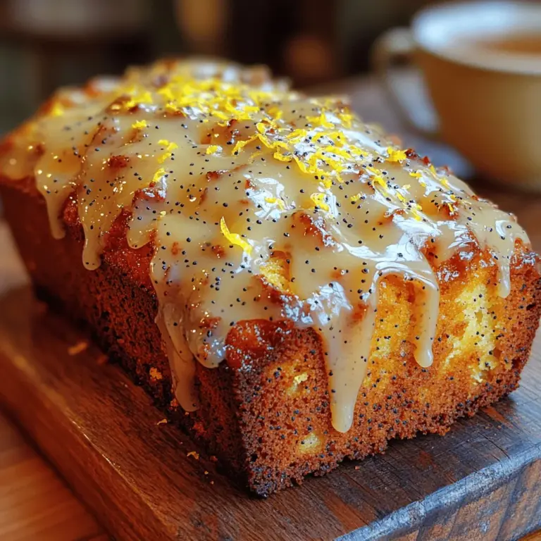 Welcome to the vibrant world of baking with our Zesty Sunshine Poppy Seed Loaf! This delightful loaf brings a burst of sunshine to your kitchen, combining the tangy zest of fresh lemons with the nutty crunch of poppy seeds. It’s a wonderful treat that can be enjoyed at any time of the day, whether it’s a refreshing breakfast, a delightful afternoon snack, or a light dessert after dinner. The harmonious blend of flavors and textures makes this loaf a favorite among those who appreciate a bright and cheerful addition to their meal.