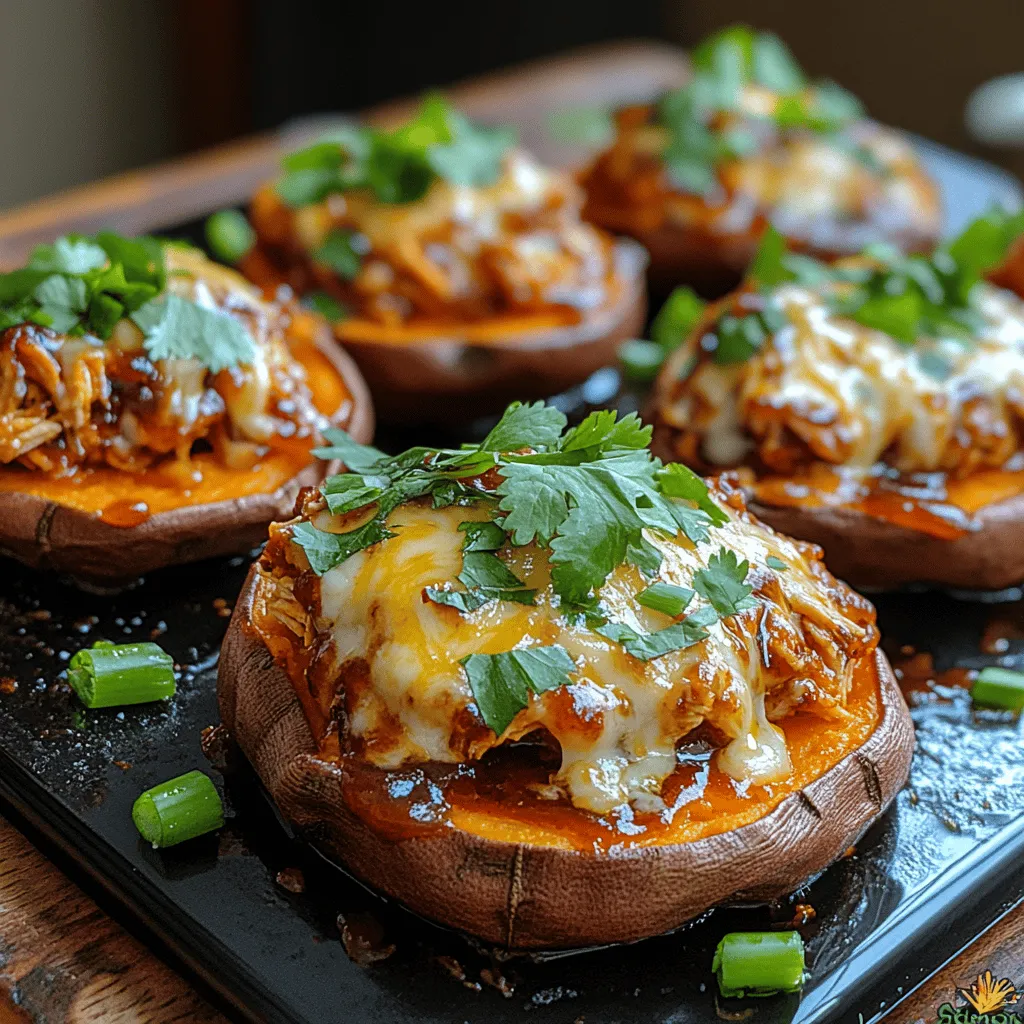 Welcome to a culinary adventure that marries the wholesome sweetness of sweet potatoes with the smoky, tangy allure of BBQ chicken. Our BBQ Chicken Sweet Potato Bites recipe is more than just a dish; it's a celebration of flavors and textures that can elevate any occasion, whether a casual family gathering, a lively party, or a simple weeknight dinner. These bites are not only delicious but also packed with nutrition, making them an ideal choice for health-conscious food lovers.
