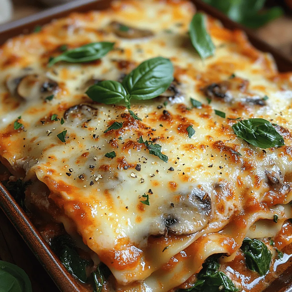 Creating a delicious Mushroom & Spinach Delight Lasagna begins with selecting the right ingredients. Each component plays a crucial role in contributing to the overall flavor, texture, and nutritional value of the dish. Here, we will break down the key players in this delightful recipe.