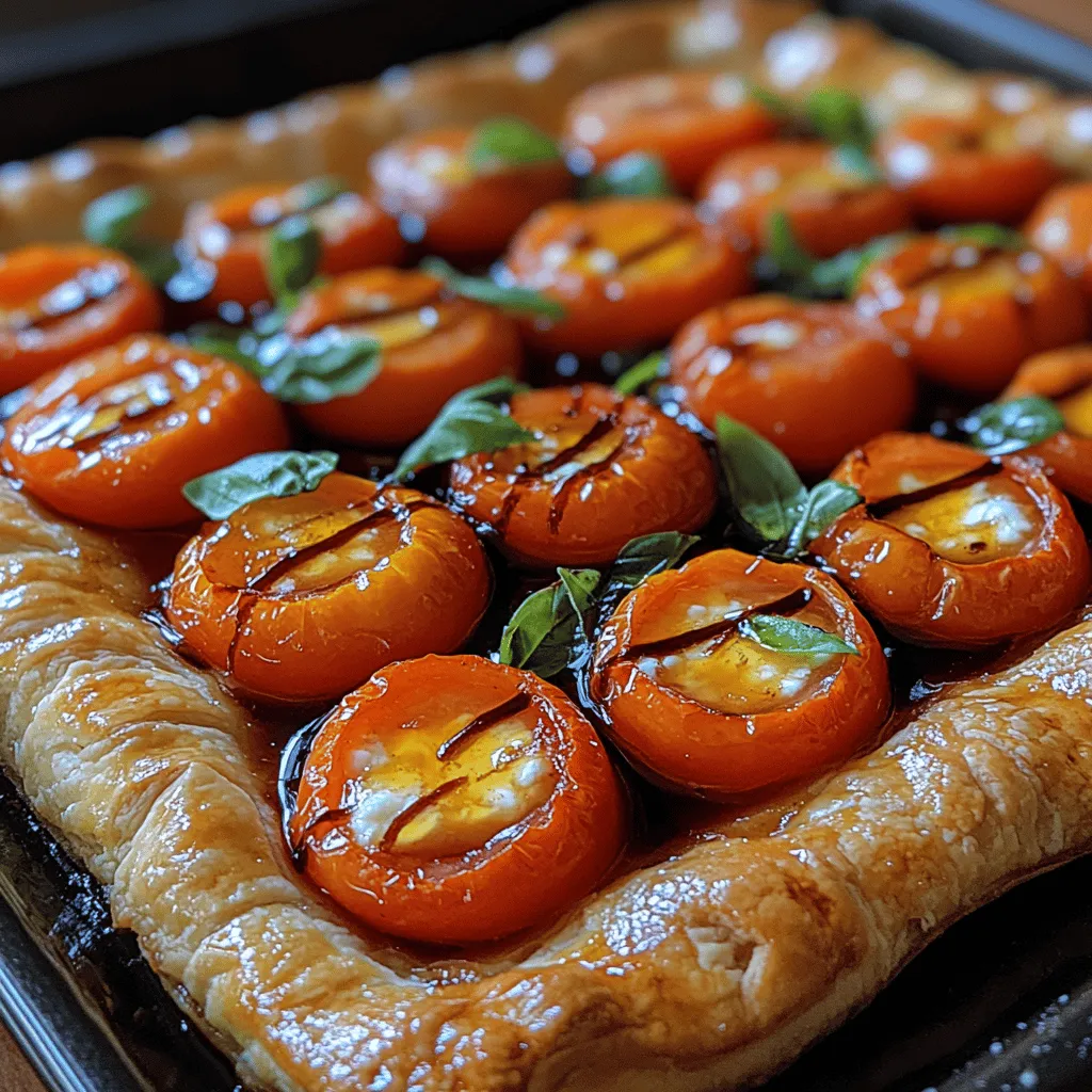 At the heart of any great tart is its base, and for the Tomato Goat Cheese Tart, that foundation is puff pastry. Puff pastry is a light, flaky pastry made by layering dough with butter, which creates multiple layers that puff up during baking. The result is a golden, crispy shell that perfectly holds the filling and provides a delightful contrast in texture.