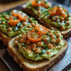 In recent years, the movement towards healthy eating has gained tremendous momentum, with an increasing number of individuals seeking plant-based options that are not only nutritious but also delicious. Among the many culinary delights that have surged in popularity, avocado toast stands out as a versatile and satisfying choice, particularly when combined with nutrient-rich ingredients like chickpeas. The Chickpea Avocado Toast Delight is an innovative twist on this classic dish, offering a quick and easy meal option that is perfect for breakfast, lunch, or even a snack.