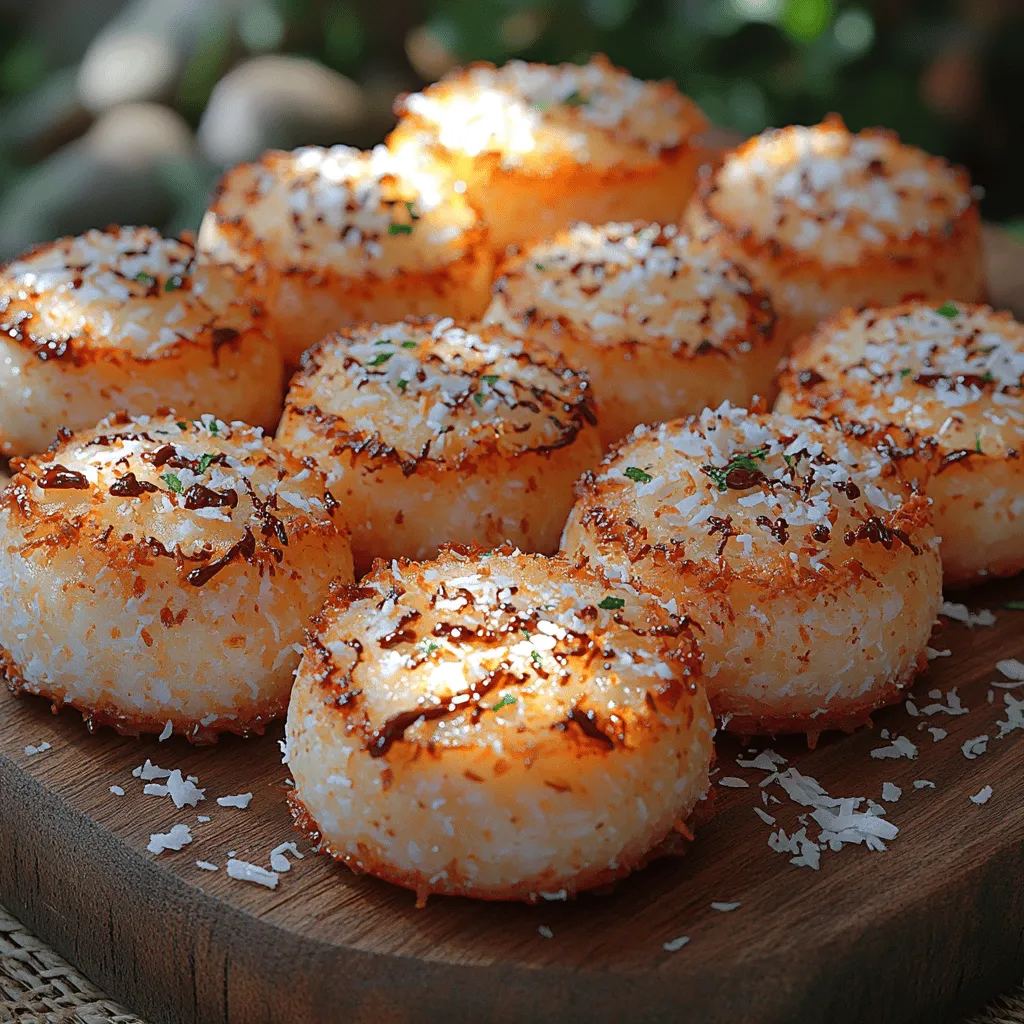 Coconut macaroons have a rich history that dates back to the 19th century. Originally, these sweet treats are believed to have been created by Italian monks in a monastery in the region of Amalfi. The name "macaroon" is derived from the Italian word "maccarone," which means "paste," referring to the mixture of ingredients that form the base of these cookies. Over time, the recipe evolved, and coconut became a staple ingredient, especially in regions where the fruit was abundant.