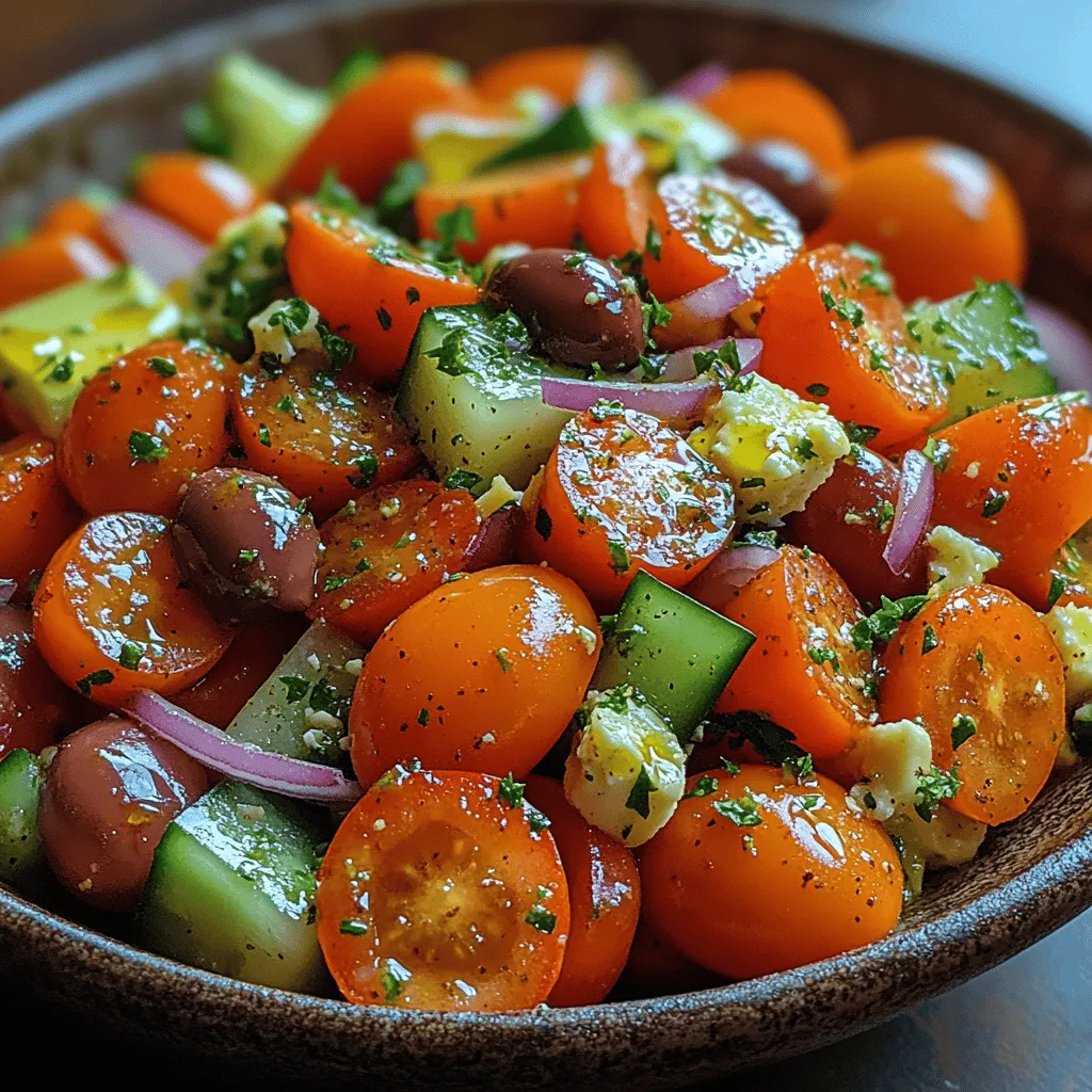 Vegan Blissful Greek Salad: A Refreshing Twist on a Classic
