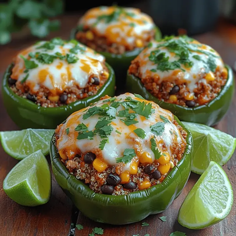 If you’re seeking a meal that is not only bursting with flavor but also packs a nutritional punch, look no further than flavor-packed turkey stuffed poblano peppers. This dish marries the subtle heat of poblano peppers with a hearty filling of ground turkey, quinoa, and black beans, making it a satisfying and wholesome dinner option. Whether you are feeding a family or preparing a meal for yourself, these stuffed peppers offer a delightful combination of taste and health benefits.