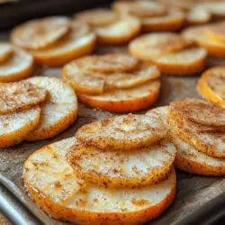 In the realm of homemade snacks, few delights can rival the simplicity and satisfaction of Crispy Baked Cinnamon Sugar Apple Chips. These crunchy, sweet treats encapsulate the wholesome essence of apples and transform them into a guilt-free indulgence that can bring joy to your snacking routine. Whether you are looking for a healthier alternative to traditional chips or simply want to enjoy the delicious flavor of apples in a new form, this recipe is an excellent choice.