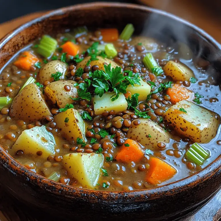When the chill of winter descends upon us, few things offer comfort quite like a warm bowl of soup. Among the myriad of hearty soups, the Hearty Lentil and Potato Soup stands out not just for its rich flavors but also for its nourishing qualities. This rustic dish encapsulates the essence of comfort food, providing warmth and satisfaction that is particularly welcome during those colder months.