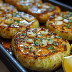 Cabbage is often overlooked in the vegetable aisle, but this humble cruciferous vegetable is about to take center stage in your kitchen with a delicious and healthy recipe for savory oven-roasted garlic cabbage steaks. This dish not only highlights the natural sweetness and crunch of cabbage but also transforms it into a satisfying, meat-free entrée or side that is sure to impress even the most dedicated carnivores. The appeal of this recipe lies in its simplicity, flavor, and the ability to turn a basic vegetable into a gourmet experience.