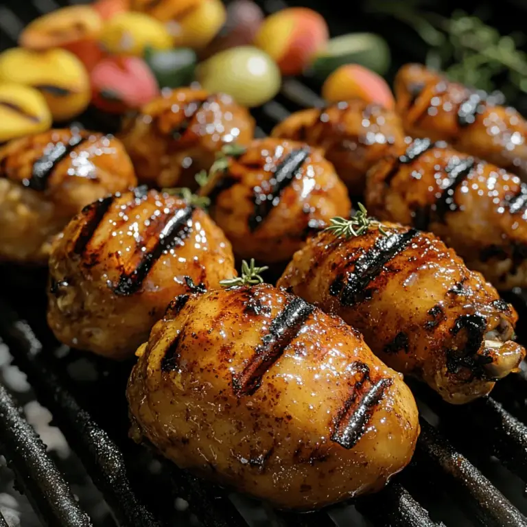 To create the perfect Honey Peach Grilled Drumsticks, it's essential to understand the key ingredients that work harmoniously to deliver incredible flavor and nutrition. Let’s dive into each component and explore their benefits and roles in this delightful dish.