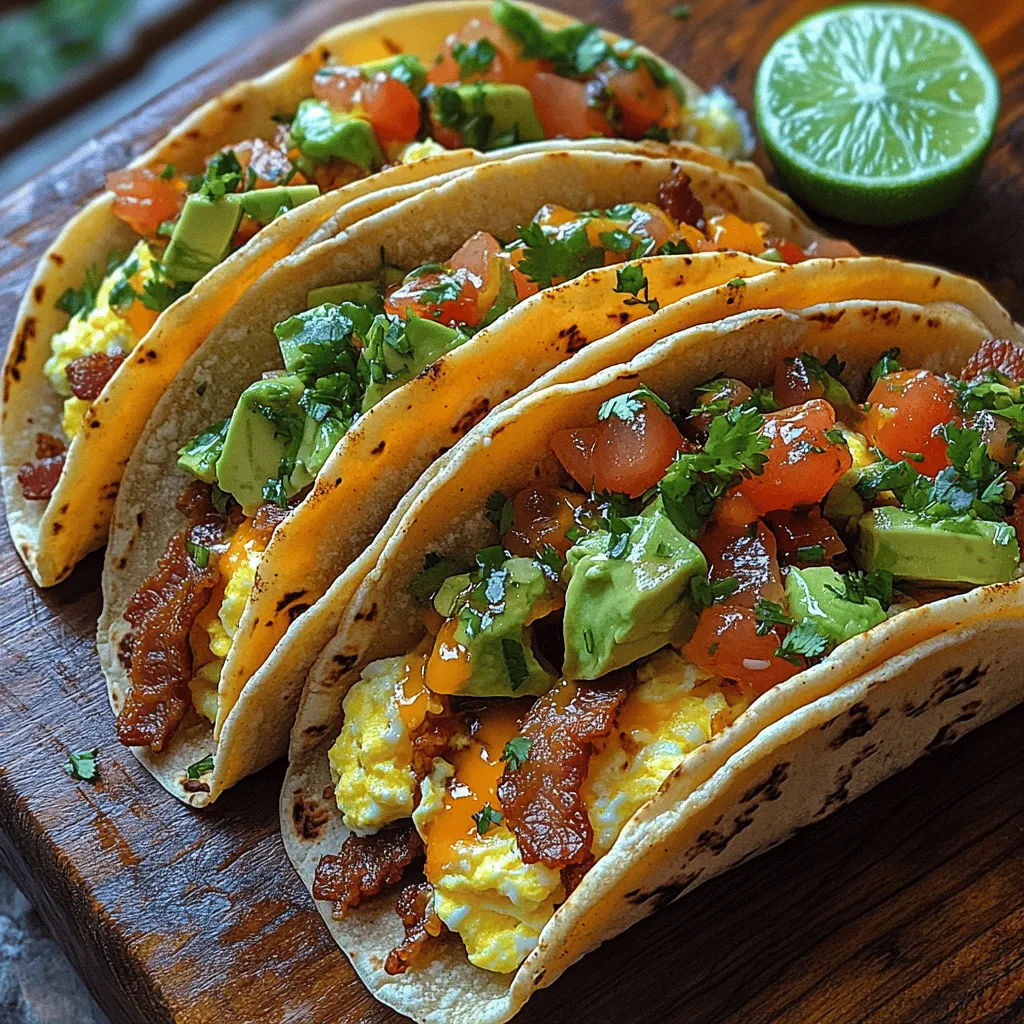 There’s something undeniably satisfying about a well-crafted taco, and when you combine the rich flavors of bacon and eggs, you’ve got a dish that not only delights the palate but also sets the tone for a fantastic meal. Bacon Egg Fiesta Tacos are a culinary celebration that brings together crispy bacon, fluffy scrambled eggs, and fresh toppings, all wrapped in a warm tortilla. This dish is perfect for breakfast, brunch, or even a quick dinner, making it a versatile option for any time of day.