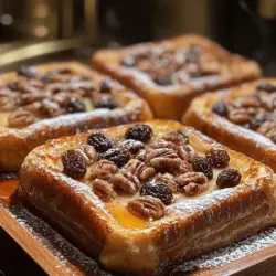 There's something undeniably comforting about a warm, gooey slice of Cinnamon Raisin French Toast Bake. This delightful breakfast dish is perfect for leisurely mornings, family gatherings, or even holiday brunches. Imagine waking up to the sweet aroma of cinnamon wafting through your kitchen, inviting everyone to the breakfast table. This recipe not only tantalizes your taste buds but also provides an effortless way to serve a crowd, making it an ideal choice for those cherished moments with loved ones.