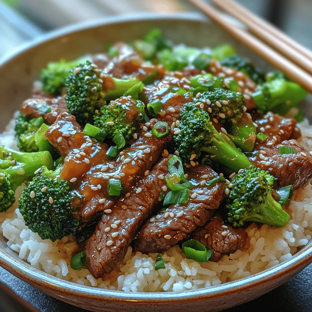 If you're looking for a dish that perfectly balances flavor and nutrition, look no further than our Sizzling Beef and Broccoli Delight. This recipe seamlessly combines tender flank steak with vibrant green broccoli, all elevated by a savory sauce that brings out the best in both ingredients. With its rich flavors and appealing presentation, this dish is ideal for a quick weeknight dinner or an impressive meal for special occasions.