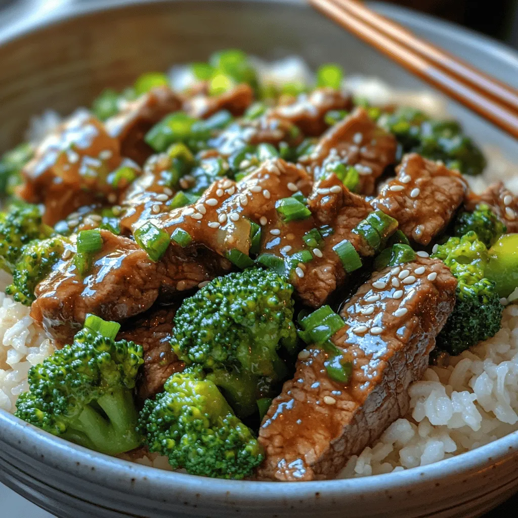 If you're looking for a dish that perfectly balances flavor and nutrition, look no further than our Sizzling Beef and Broccoli Delight. This recipe seamlessly combines tender flank steak with vibrant green broccoli, all elevated by a savory sauce that brings out the best in both ingredients. With its rich flavors and appealing presentation, this dish is ideal for a quick weeknight dinner or an impressive meal for special occasions.