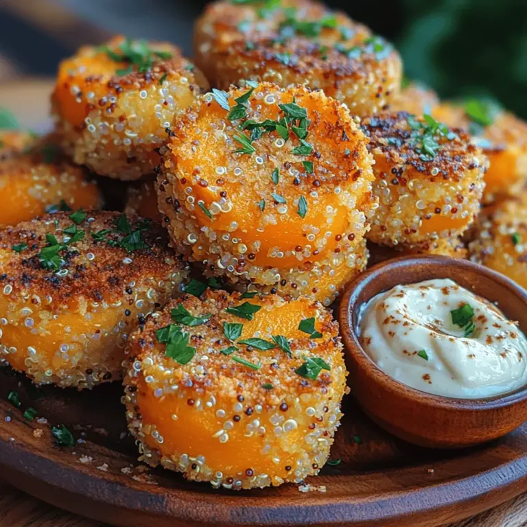 As the leaves turn vibrant shades of orange and gold, the culinary world embraces the cozy flavors of fall. One dish that perfectly encapsulates this seasonal bounty is the Golden Squash Delight Croquettes. These delightful bites are not just a feast for the eyes but also a celebration of the rich flavors found in autumnal ingredients. With their crispy exterior and creamy, savory filling, croquettes are incredibly versatile, serving equally well as a snack, appetizer, or even a main dish.