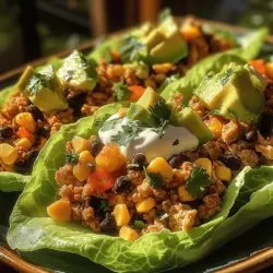 In the culinary world, recipes that combine flavor, health, and convenience are always in high demand, and Spicy Southwest Chicken Lettuce Wraps are no exception. This dish is not only bursting with taste but also offers a wealth of nutritional benefits, making it a top choice for those looking to eat well without sacrificing flavor. With its vibrant mix of spices, fresh vegetables, and lean protein, this dish caters to a variety of dietary preferences while satisfying your cravings for something hearty yet healthy.