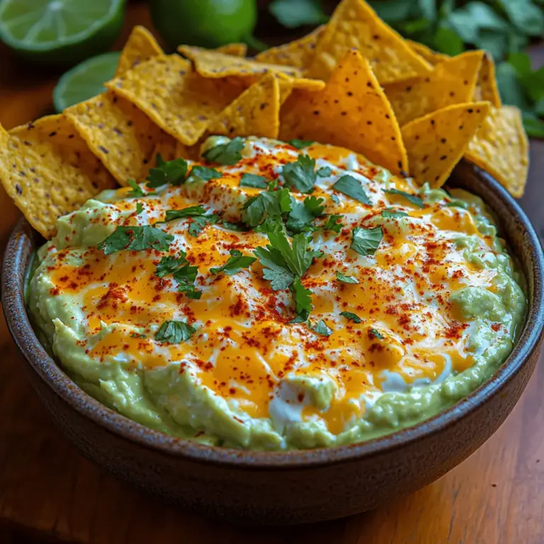 In any social setting, whether it’s a family gathering, a casual get-together with friends, or a festive party, the right dip can quickly become the star of the show. Creamy dips, in particular, have a unique ability to bring people together, inviting everyone to gather around the snack table and indulge in a shared experience. Among the myriad of options available, the Creamy Avocado Tortilla Dip stands out as a delectable and visually appealing choice that is sure to impress any crowd.