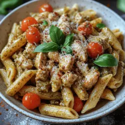 When it comes to easy yet delectable dinner options, few dishes can compete with Creamy Basil Pesto Chicken Penne. This recipe offers a delightful blend of creamy texture and robust flavors that make it a favorite for many. Whether you’re looking to impress guests at a dinner party or simply craving a comforting meal after a long day, this dish is sure to deliver.