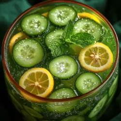 In our fast-paced lives, staying hydrated often takes a backseat amidst the busy schedules, endless to-do lists, and the allure of sugary beverages. Hydration is crucial for maintaining optimal health, influencing everything from energy levels to skin appearance. Water is the essence of life, yet many find plain water boring and opt for alternatives laden with sugar and artificial ingredients. Fortunately, there is a flavorful and healthy solution: Refreshing Green Bliss Cucumber Water.