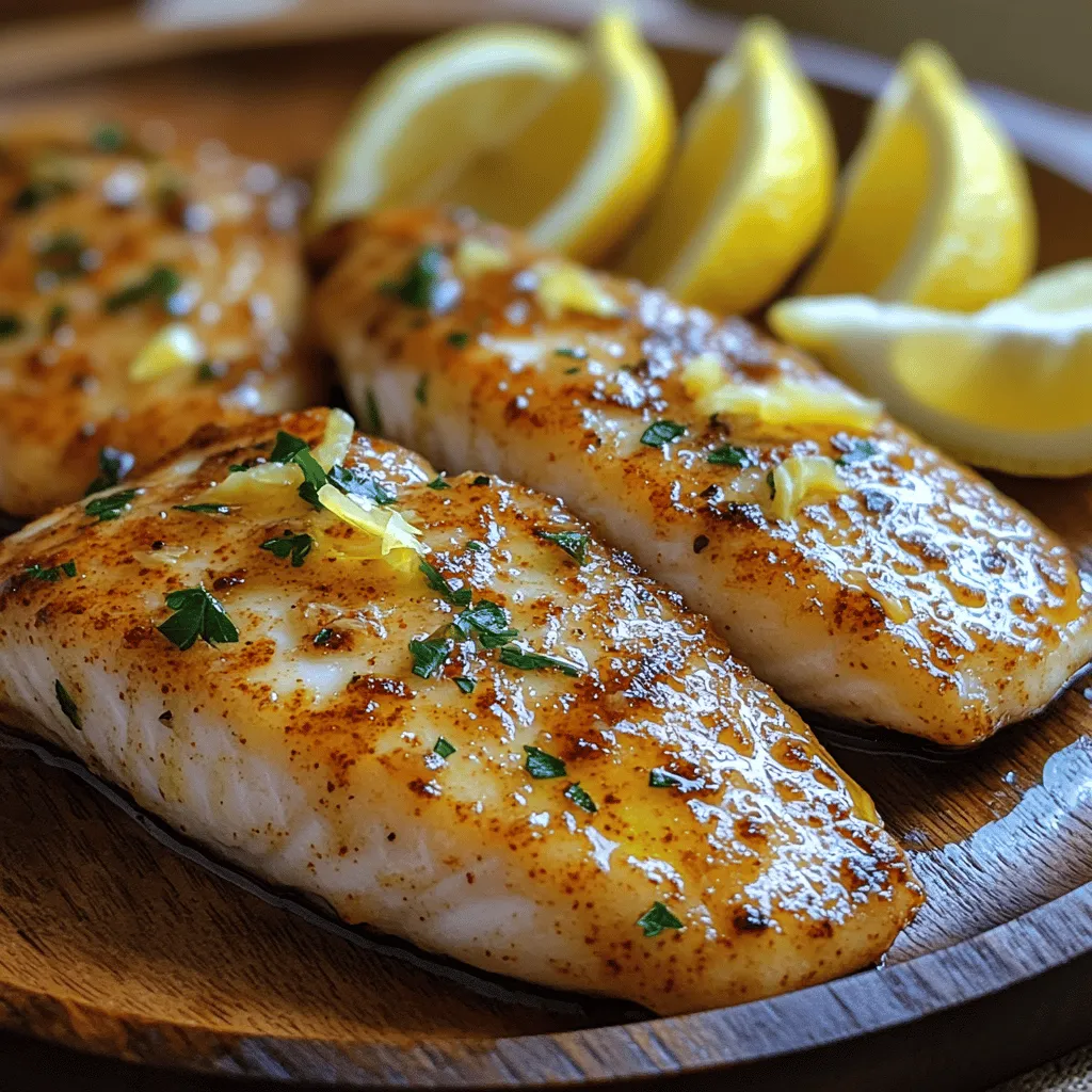 If you're searching for a quick, flavorful, and healthy seafood option, look no further than Zesty Lemon Butter Tilapia. This dish not only brings a burst of freshness to your table, but it also showcases the versatility of tilapia, making it a fantastic choice for both novice cooks and seasoned chefs alike. With its delicate flavor and tender texture, tilapia can be transformed into a gourmet meal in minutes, all while being incredibly approachable for home cooks.