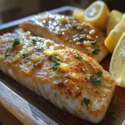 If you're searching for a quick, flavorful, and healthy seafood option, look no further than Zesty Lemon Butter Tilapia. This dish not only brings a burst of freshness to your table, but it also showcases the versatility of tilapia, making it a fantastic choice for both novice cooks and seasoned chefs alike. With its delicate flavor and tender texture, tilapia can be transformed into a gourmet meal in minutes, all while being incredibly approachable for home cooks.