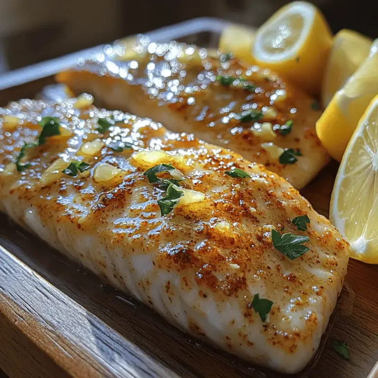 If you're searching for a quick, flavorful, and healthy seafood option, look no further than Zesty Lemon Butter Tilapia. This dish not only brings a burst of freshness to your table, but it also showcases the versatility of tilapia, making it a fantastic choice for both novice cooks and seasoned chefs alike. With its delicate flavor and tender texture, tilapia can be transformed into a gourmet meal in minutes, all while being incredibly approachable for home cooks.