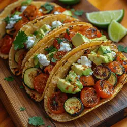 The foundation of any great taco lies in its ingredients, and for Roasted Veggie and Goat Cheese Tacos, fresh vegetables take center stage. The primary vegetables used in this recipe include zucchini, bell peppers, red onions, and cherry tomatoes. Each of these vegetables brings its own unique nutritional benefits and flavor profile, creating a delightful medley that enhances the overall dish.
