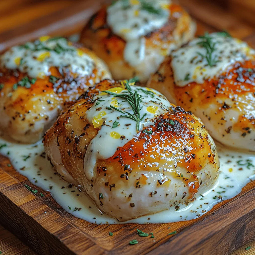 In the world of home cooking, few things evoke the feeling of comfort quite like a beautifully roasted chicken. This dish not only fills the kitchen with tantalizing aromas but also brings families and friends together around the dinner table. Among the many variations, <strong>Herb Roasted Chicken in Creamy White Sauce</strong> stands out as a sumptuous choice that combines rich flavors and a delightful blend of herbs. Its creamy sauce, infused with aromatic herbs, transforms a simple roast into a gourmet experience that can elevate any meal, whether it’s a cozy family gathering or a festive occasion.” /></p>
</p>
<p><strong>Roasting Process</strong></p>
</p>
<p>Roasting a chicken can be a delightful experience, especially when executed with care and attention to detail. To start, it’s crucial to preheat your oven to 375°F (190°C). Preheating ensures that your chicken begins cooking at the right temperature, allowing for even cooking throughout the bird. A properly preheated oven creates a beautifully browned and crispy skin, while sealing in the juices to keep the meat tender and flavorful.</p>
</p>
<p>Once the oven reaches the desired temperature, place the prepared chicken on a roasting rack in a roasting pan. This setup allows hot air to circulate around the chicken, promoting even cooking. During the roasting process, basting the chicken is essential. Use a spoon or a baster to drizzle the pan juices over the bird every 20 to 30 minutes. Basting not only helps to keep the chicken moist but also enhances the flavor with the herbs and spices that have infused into the juices.</p>
</p>
<p>To ensure that your chicken reaches the ideal internal temperature, use a meat thermometer inserted into the thickest part of the breast without touching the bone. The safe internal temperature for cooked chicken is 165°F (74°C). Once the chicken reaches this temperature, remove it from the oven and let it rest for at least 10-15 minutes before carving. Resting allows the juices to redistribute throughout the meat, resulting in a juicier and more flavorful dish.</p>
</p>
<p><strong>Making the Creamy White Sauce</strong></p>
</p>
<p>While the chicken is roasting, it’s the perfect time to prepare the creamy white sauce. A smooth and delicious white sauce can elevate your Herb Roasted Chicken, providing a rich complement to the dish. Begin by melting 4 tablespoons of unsalted butter in a saucepan over medium heat. Once melted, add 4 tablespoons of all-purpose flour to create a roux. Stir continuously for about 2-3 minutes until the flour is lightly golden and has a nutty aroma. This step is crucial; a well-cooked roux will prevent the sauce from tasting floury.</p>
</p>
<p>Next, gradually whisk in 2 cups of whole milk, ensuring that there are no lumps. Whisking continuously is key to achieving a velvety texture and preventing clumps from forming. Continue to cook the sauce over medium heat, whisking frequently, until it thickens, which should take about 5-7 minutes. Once thickened, season the sauce with salt and pepper to taste, along with a pinch of nutmeg for a hint of warmth and depth.</p>
</p>
<p>If desired, you can add additional flavors to the sauce, such as minced garlic or shallots sautéed in the butter before adding the flour. A sprinkle of fresh herbs—like parsley or thyme—can also enhance the flavor profile. Once the sauce is ready, keep it warm on low heat until the chicken is roasted to perfection.</p>
</p>
<p><strong>Serving Suggestions</strong></p>
</p>
<p>The Herb Roasted Chicken in Creamy White Sauce can be served in various delightful ways that enhance its flavors and make for a complete meal. One classic pairing is with roasted vegetables, such as carrots, Brussels sprouts, or potatoes. Toss these vegetables in olive oil, salt, and herbs, and roast them alongside the chicken for a colorful and nutritious side dish.</p>
</p>
<p>Another popular option is garlic mashed potatoes. The creamy consistency of the potatoes complements the rich white sauce beautifully. To prepare garlic mashed potatoes, boil peeled potatoes until tender, then mash them with butter, cream, and roasted garlic for an extra punch of flavor.</p>
</p>
<p>For a lighter option, consider serving the chicken over a bed of fluffy rice or quinoa, which will absorb the creamy sauce and create a satisfying base. A fresh green salad with a tangy vinaigrette can also provide a refreshing contrast to the rich flavors of the chicken and sauce.</p>
</p>
<p><strong>Nutritional Information</strong></p>
</p>
<p>When prepared as directed, a serving of Herb Roasted Chicken in Creamy White Sauce can be both nourishing and satisfying. A typical serving (about 4 ounces of chicken with sauce) contains approximately:</p>
</p>
<p>– <strong>Calories</strong>: 450</p>
<p>– <strong>Protein</strong>: 35g</p>
<p>– <strong>Fat</strong>: 25g</p>
<p>– <strong>Carbohydrates</strong>: 15g</p>
</p>
<p>This dish offers a good balance of protein from the chicken, healthy fats from the butter and sauce, and carbohydrates from any side dishes you choose to serve. The inclusion of herbs and vegetables can further enhance the nutritional profile by adding essential vitamins and minerals.</p>
</p>
<p><strong>Cultural Significance of Roast Chicken</strong></p>
</p>
<p>Roast chicken holds a special place in culinary traditions across the globe. In many cultures, it is a centerpiece for family gatherings and celebrations. For instance, in France, the classic “Poulet Rôti” is often served with simple sides and enjoyed during Sunday dinners. In the Mediterranean, roasted chicken is seasoned with local herbs and spices, reflecting the region’s rich flavors.</p>
</p>
<p>In the United States, roast chicken is a staple of comfort food, often associated with home-cooked meals and holiday feasts. Various cultures have their unique takes on roast chicken, incorporating local ingredients and cooking methods. For example, Peruvian “Pollo a la Brasa” is marinated in spices and cooked over an open flame, while Indian “Tandoori Chicken” is marinated in yogurt and spices before grilling, showcasing the versatility and cultural significance of this beloved dish.</p>
</p>
<p><strong>Troubleshooting Common Issues</strong></p>
</p>
<p>As with any recipe, challenges may arise while preparing Herb Roasted Chicken in Creamy White Sauce. One common issue is overcooking the chicken, leading to dry meat. To avoid this, always use a meat thermometer and monitor the internal temperature closely. If your chicken is browning too quickly, tent it with aluminum foil to prevent further darkening while allowing the inside to cook through.</p>
</p>
<p>Another potential problem is a lumpy white sauce. If lumps appear, remove the saucepan from the heat and use an immersion blender to smooth it out. Alternatively, you can strain the sauce through a fine-mesh sieve to remove any clumps. Be sure to whisk the sauce continuously while cooking to maintain a smooth consistency.</p>
</p>
<p>If the sauce is too thick, gradually whisk in a bit more milk until reaching the desired consistency. Conversely, if it’s too thin, you can let it simmer for a few extra minutes until it reduces and thickens.</p>
</p>
<p><strong>Variations on the Recipe</strong></p>
</p>
<p>While the base recipe for Herb Roasted Chicken in Creamy White Sauce is delightful as is, there are numerous ways to customize it to suit your taste preferences. For instance, experiment with different herbs—rosemary, sage, or even Italian seasoning can impart unique flavors. You might also consider adding vegetables to the roasting pan, such as onions, bell peppers, or mushrooms, which can enhance the flavor and add depth to the dish.</p>
</p>
<p>For a spicy twist, consider incorporating crushed red pepper flakes into the creamy sauce or marinating the chicken in a spicy herb blend before roasting. You could also substitute the chicken for other proteins, such as turkey or even a whole roasted cauliflower for a vegetarian version.</p>
</p>
<p><strong>Conclusion</strong></p>
</p>
<p>Preparing Herb Roasted Chicken in Creamy White Sauce is an enriching culinary experience that combines the comfort of home cooking with the potential for creativity. This classic dish not only fills the kitchen with delightful aromas but also brings loved ones together around the dinner table. With its rich flavors, tender meat, and creamy sauce, it’s sure to become a cherished recipe in your home.</p>
</p>
<p>As you master the techniques of roasting and sauce-making, you’ll find joy in the process and satisfaction in serving a meal that is both nourishing and comforting. Whether it’s for a special occasion or a weeknight dinner, Herb Roasted Chicken in Creamy White Sauce exemplifies the warmth of homemade cooking. Enjoy the process, share the meal, and create lasting memories with those you love.</p>
</div>