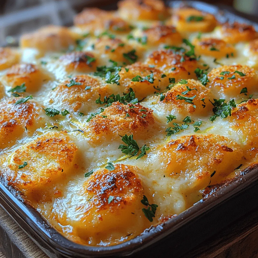Welcome to the delightful world of comfort food, where every bite brings a sense of warmth and satisfaction. Today, we’re excited to introduce you to a dish that perfectly embodies this sentiment: Cheesy Zucchini Delight. This scrumptious casserole mixes the goodness of fresh zucchinis with a rich blend of cheeses, creating a dish that is not only indulgent but also packed with nutrients. Whether you’re preparing a cozy family dinner or hosting a gathering with friends, this recipe is easy to prepare and promises a medley of flavors that will leave your taste buds craving more.