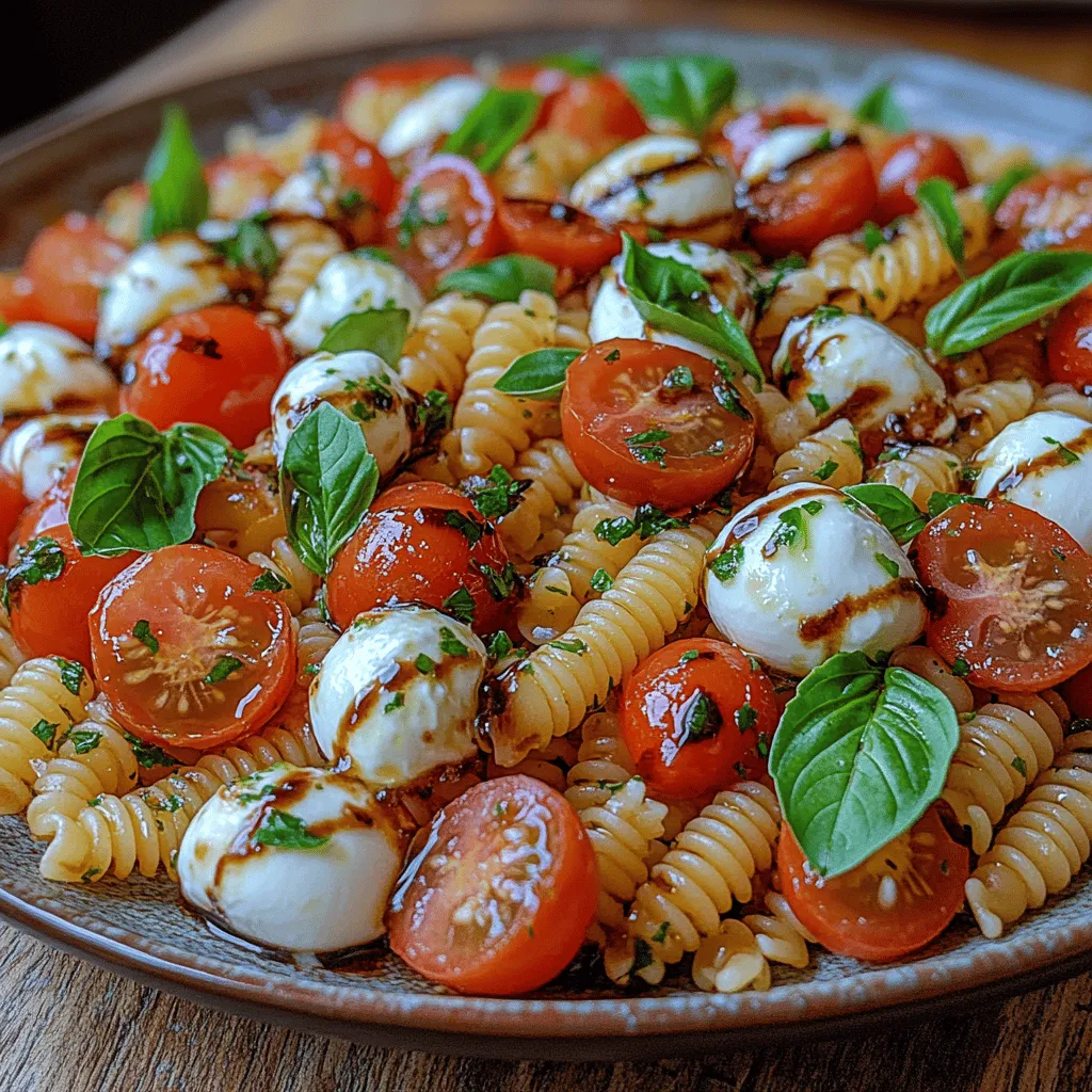 When the warm weather rolls in, there's nothing quite like a refreshing pasta salad to highlight the season's bounty. One dish that perfectly embodies the essence of summer is the Caprese Pasta Salad with Balsamic Glaze. This delightful recipe marries the classic flavors of the Italian Caprese salad—fresh tomatoes, creamy mozzarella, and fragrant basil—with the heartiness of pasta, making it a vibrant and satisfying meal for any occasion. Whether served as a side dish at a summer barbecue or as a light main course, this pasta salad is sure to impress.