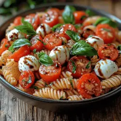 When the warm weather rolls in, there's nothing quite like a refreshing pasta salad to highlight the season's bounty. One dish that perfectly embodies the essence of summer is the Caprese Pasta Salad with Balsamic Glaze. This delightful recipe marries the classic flavors of the Italian Caprese salad—fresh tomatoes, creamy mozzarella, and fragrant basil—with the heartiness of pasta, making it a vibrant and satisfying meal for any occasion. Whether served as a side dish at a summer barbecue or as a light main course, this pasta salad is sure to impress.