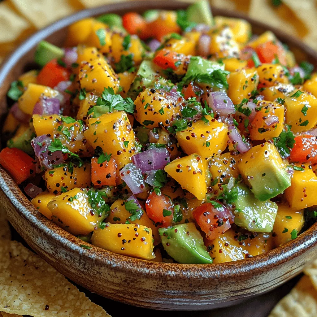 To create the perfect Mango Avocado Salsa, it's essential to understand the role of each ingredient. Each component contributes to the overall flavor, texture, and nutritional profile of the dish.