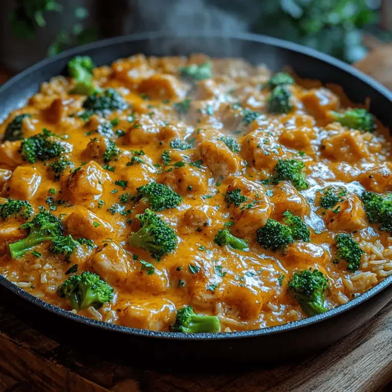 In the fast-paced world we live in, finding time to prepare delicious and comforting meals can often feel like an uphill battle. Families are busy juggling work, school, and various activities, making it essential to have quick, satisfying meals on hand. This is where one-pan dishes come into play, offering a convenient solution that not only saves time but also minimizes cleanup. Among these, the Cheesy Chicken Broccoli Rice Delight stands out as a perfect example of a crowd-pleaser that combines protein, vegetables, and carbohydrates in a single, delicious dish.