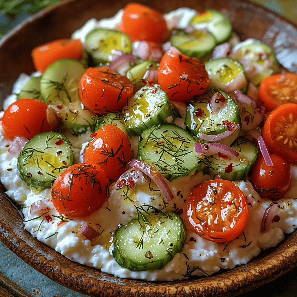 Cottage cheese and cucumber salad has gained considerable popularity as a go-to dish for those seeking a healthy and refreshing option. This salad not only pleases the palate, but it also serves as an ideal choice for health-conscious individuals looking to incorporate nutritious ingredients into their meals. Whether enjoyed as a light lunch, a side dish at a summer barbecue, or a quick snack, this crisp and creamy salad offers a delightful blend of flavors and textures that can satisfy a variety of dietary needs.