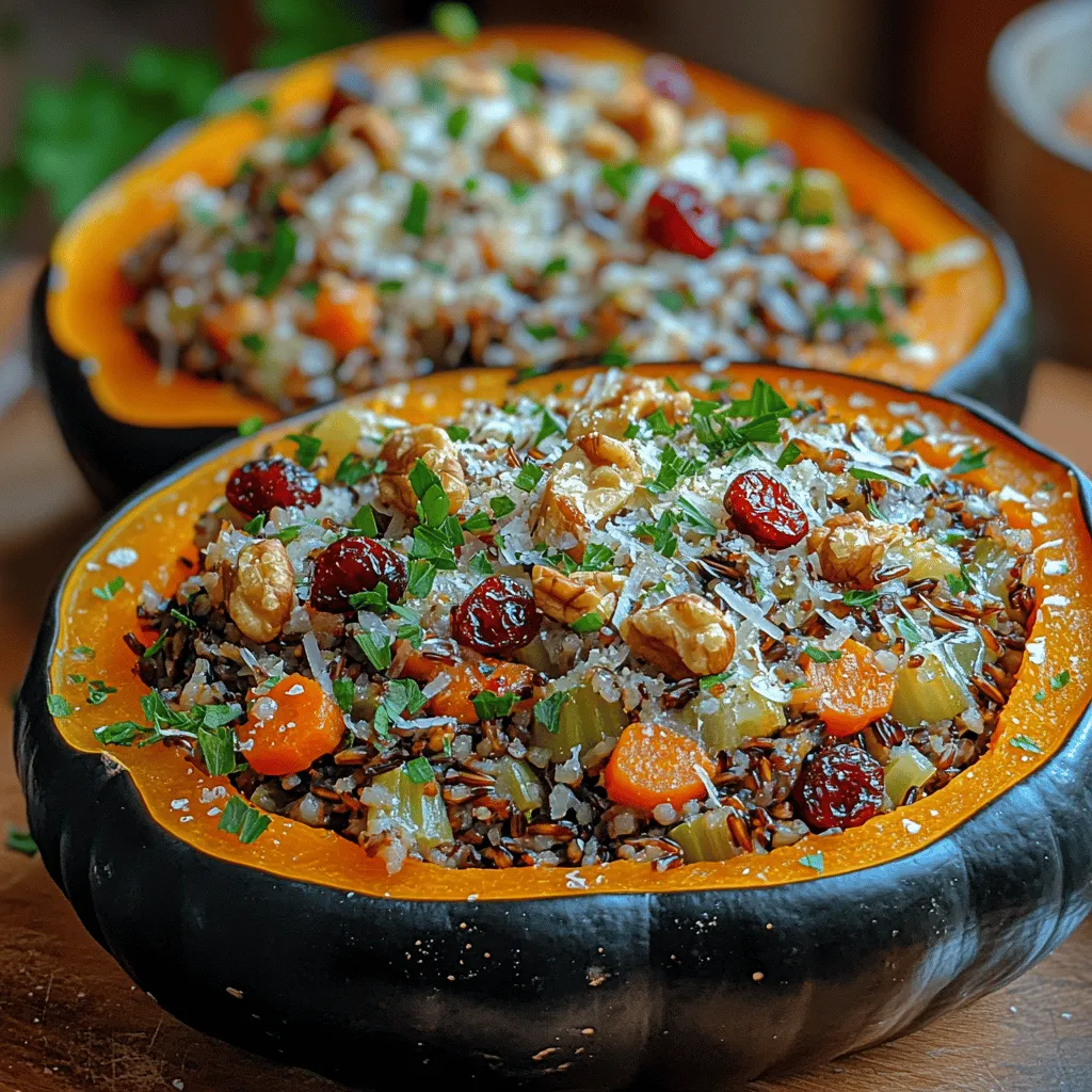 As the crisp air of autumn settles in, nothing welcomes the season quite like a hearty, home-cooked meal that celebrates the bounty of nature. One such dish is the Harvest Flavor Delight: Stuffed Acorn Squash with Wild Rice. This recipe not only embodies the essence of fall with its vibrant colors and rich flavors but also brings together wholesome ingredients that nourish the body and soul. Perfect for family gatherings, holiday dinners, or even a cozy weeknight meal, this dish is sure to impress with its combination of sweetness, earthiness, and satisfying textures.