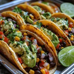 Vegan tacos are a plant-based take on the traditional taco, which typically consists of a tortilla filled with various ingredients. In the case of vegan tacos, meat and dairy are replaced with a colorful array of vegetables, legumes, grains, and plant-based sauces. This allows for a diverse range of flavors and textures, making vegan tacos not only a healthier alternative but also a delicious one.