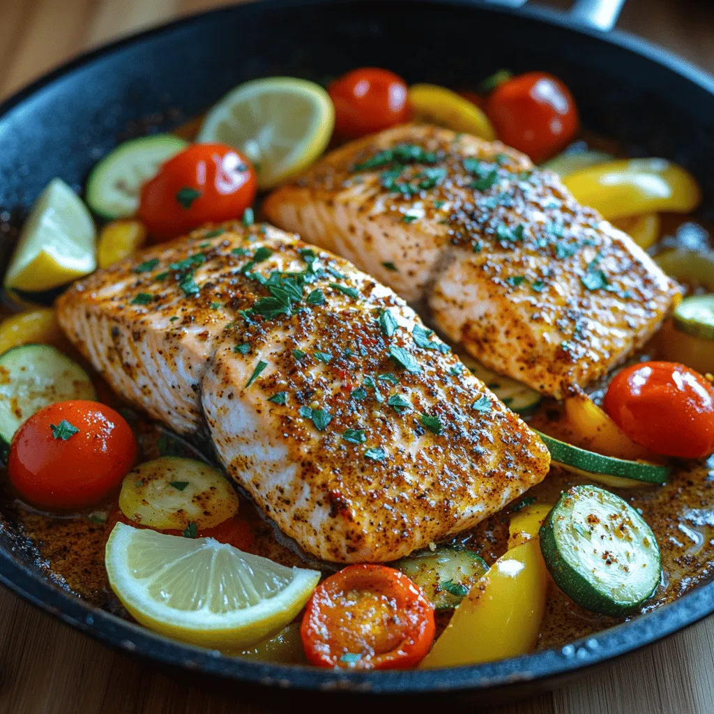 The modern lifestyle demands efficiency without sacrificing quality, especially when it comes to meals. With an increasing number of people prioritizing health, easy recipes that can be prepared in minimal time are gaining popularity. One-pan meals, in particular, are a favorite among home cooks. They streamline the cooking process by allowing you to prepare your entire meal in one dish, reducing both prep time and cleanup. This Zesty One-Pan Cajun Salmon recipe perfectly fits the bill, making it an ideal choice for those evenings when you want something delicious without the hassle.