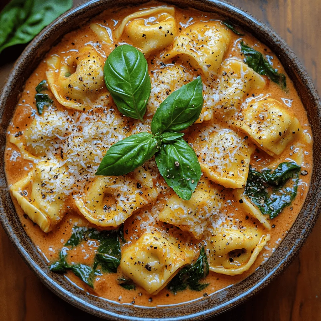If you're in search of a comforting, flavorful dish that brings warmth to your dining table, look no further than creamy tomato spinach tortellini. This delightful pasta recipe is a harmonious blend of tender cheese-filled tortellini, vibrant spinach, and a rich, velvety sauce that envelops every bite in a comforting embrace. Whether you're whipping up a quick weeknight dinner or preparing a meal for friends and family, this dish is sure to impress with its colorful presentation and satisfying flavors.