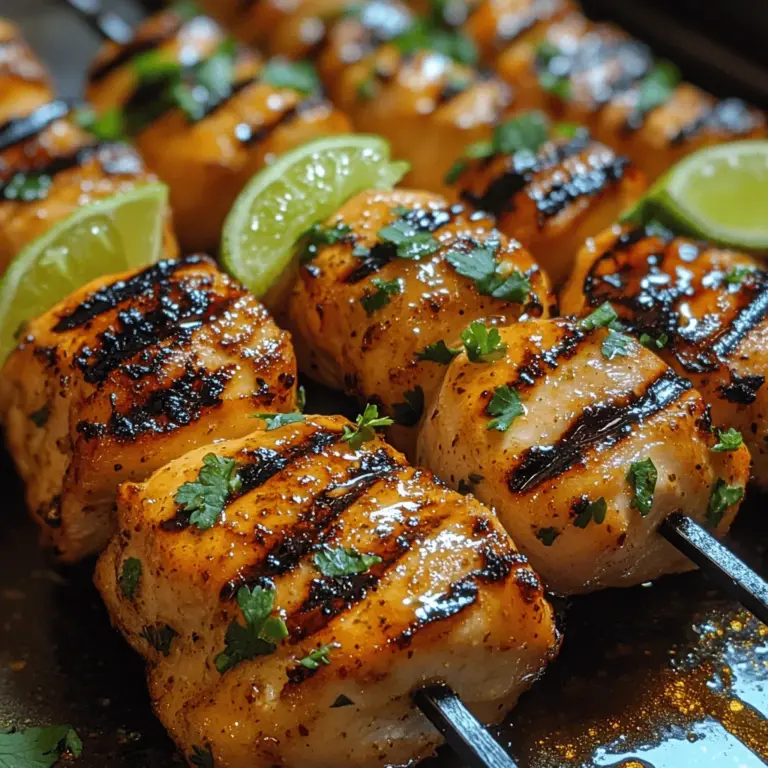 As the warm months roll in, the allure of grilling becomes irresistible. The sizzling sound of meat on the grill, the wafting aromas of spices and marinades, and the joyous gatherings with family and friends all contribute to the excitement of outdoor cooking. One recipe that perfectly embodies the spirit of summer grilling is the Coconut Lime Chicken Skewers. This dish combines the tropical flavors of coconut and lime with tender chicken, creating a mouthwatering experience that transports you to a sunny paradise with each bite.