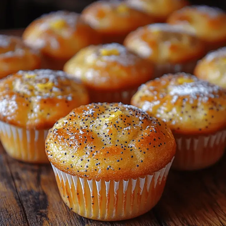 Lemon poppy seed muffins have long captivated the hearts and taste buds of muffin enthusiasts around the globe. Their refreshing citrus flavor, combined with the delightful crunch of poppy seeds, makes them a perfect choice for any occasion. Whether enjoyed as a breakfast staple, a mid-morning snack, or a sweet addition to your afternoon tea, these muffins are versatile and appealing. They embody a unique balance of tangy and sweet, creating a delightful explosion of flavor that leaves you wanting more.