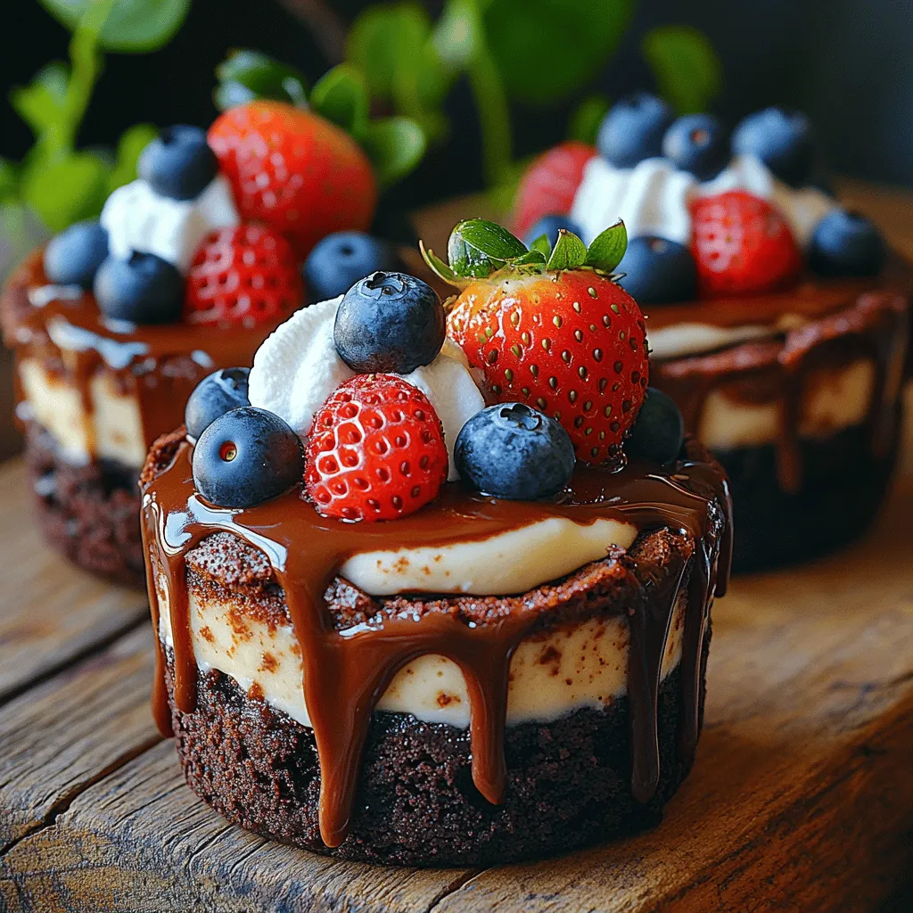 If there’s one thing that can make dessert lovers weak in the knees, it’s the combination of two classic favorites into a single, irresistible treat. Mini Cheesecake Brownie Cups are the embodiment of this delicious union, merging the fudgy richness of brownies with the creamy delight of cheesecake. Imagine sinking your teeth into a soft, chocolatey brownie base, only to be greeted by a velvety cheesecake layer that melts in your mouth. The contrast of textures and flavors in these mini delights is nothing short of heavenly.