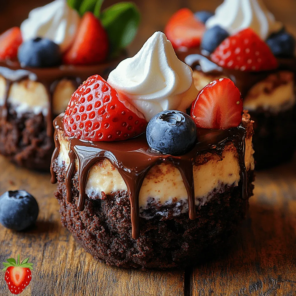 If there’s one thing that can make dessert lovers weak in the knees, it’s the combination of two classic favorites into a single, irresistible treat. Mini Cheesecake Brownie Cups are the embodiment of this delicious union, merging the fudgy richness of brownies with the creamy delight of cheesecake. Imagine sinking your teeth into a soft, chocolatey brownie base, only to be greeted by a velvety cheesecake layer that melts in your mouth. The contrast of textures and flavors in these mini delights is nothing short of heavenly.