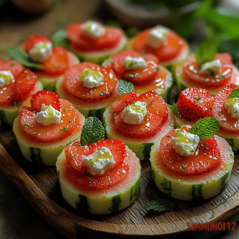 Watermelon Strawberry Feta Cups are not just a feast for the eyes; they are a versatile addition to any event, whether you're hosting a backyard barbecue, a picnic in the park, or simply looking for a light snack at home. The beauty of this dish lies in its adaptability. You can serve these cups as an appetizer, a side dish, or even a light dessert, making them a delightful choice for any occasion.