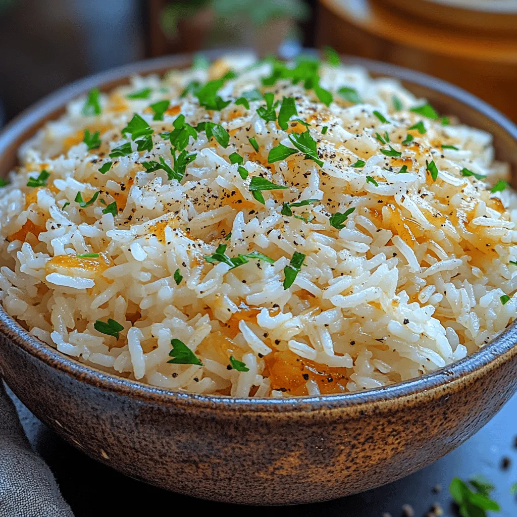 To create the perfect Garlic Parmesan Rice Delight, it's essential to understand the key ingredients that contribute to its unique flavor profile and texture. Each component plays a vital role in elevating this dish from simple rice to a gourmet experience.